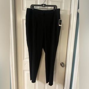 NWT Nine West The Modern Black Stretch Trouser Pants 16W